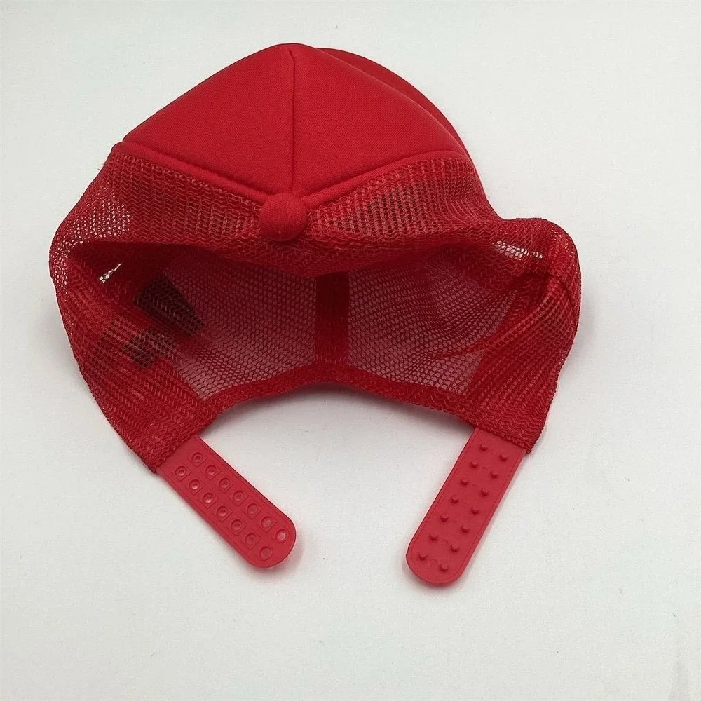 Unidex Trucker‎ Cap Red Embroidered Bogota DC 1538 Hat One Size